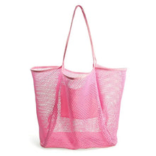 Load image into Gallery viewer, Pink Mesh Beach Tote

