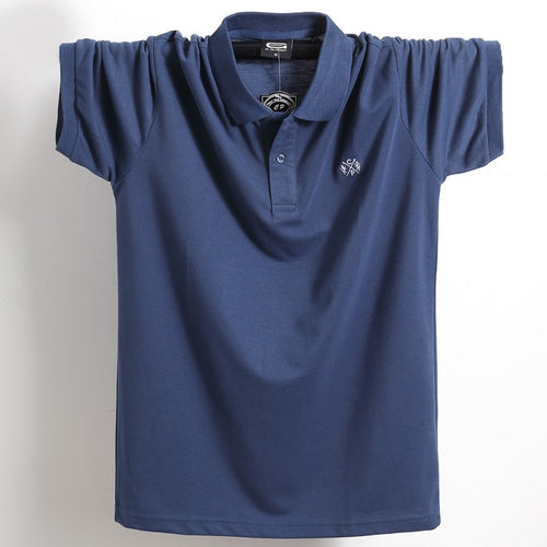 Mens Golf Shirt Blue