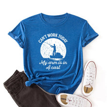 Load image into Gallery viewer, Blue Fishing T-Shirt
