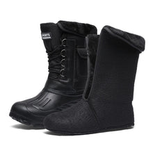 Load image into Gallery viewer, photo of men&#39;s waterproof boot with detached lining next to it
