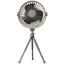 Load image into Gallery viewer, picture of portable Multifunction Fan and Light on tripod
