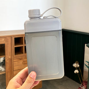 1 portable leakproof water bottle gray