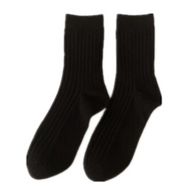 Load image into Gallery viewer, Black Crew Socks
