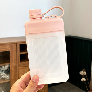 1 portable leakproof water bottle pink