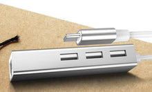 Load image into Gallery viewer, Closeup of USB 3 Port Hub and c Plug
