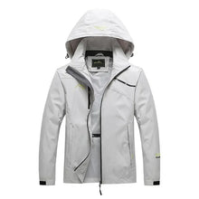 Load image into Gallery viewer, Light Gray Hiking Jacket

