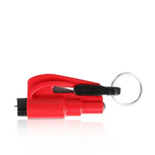 Load image into Gallery viewer, Red Keychain Rescue Hammer
