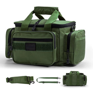 Fishing Bag Shoulder Crossbody Durable High Capacity Storage