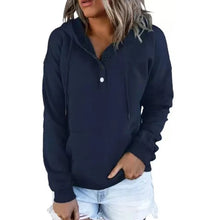 Load image into Gallery viewer, Womens Button Up Hoodie 
