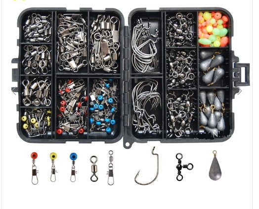 160 Piece Fishing Kit With Beads, Hooks, Swivels in a Segmented Box –  Nostalgia Outdoor Goods Store