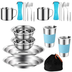 Mess Kit for Camping, Hiking and Backpacking