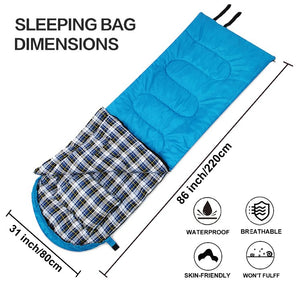 Sleeping Bag for Winter Warmth Dimensions
