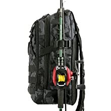 Fishing Tackle Waterproof Backpack with Rod Holders