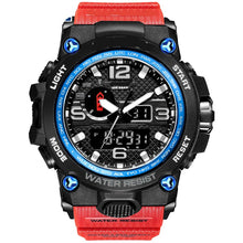 Load image into Gallery viewer, Dual Display Sports Watch Waterproof 50M Backlit Stopwatch Alarm
