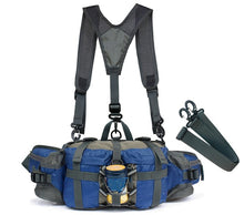Load image into Gallery viewer, Dark Blue Outdoor waist bag
