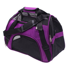 Load image into Gallery viewer, Pet Carrier Soft-Sided Bag purple
