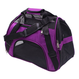 Pet Carrier Soft-Sided Bag purple