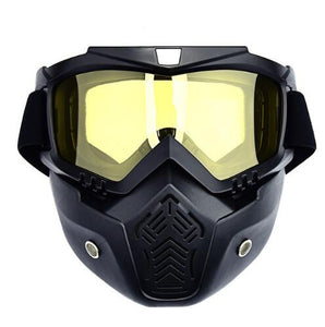 Outdoor Sports Goggles and Detachable Ventilation Mask