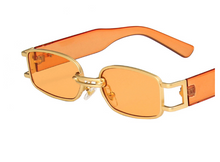 Load image into Gallery viewer, Brown Gold sunglasses
