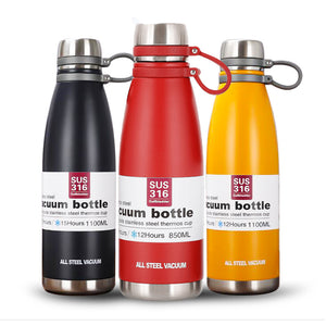 3 Color Display of Insulated Stainless Steel Bottle
