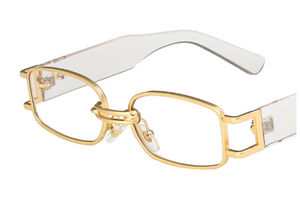 White Gold clear glasses