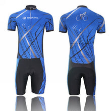 Load image into Gallery viewer, Mens Cycling Sets Jersey and Shorts or Bibs Moisture Wicking Flexible

