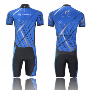 Mens Cycling Sets Jersey and Shorts or Bibs Moisture Wicking Flexible