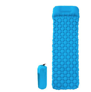 Inflatable Waterproof Camping Pad Blue