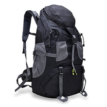 Load image into Gallery viewer, Black 50L Lightweight Durable Backpack
