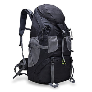 Black 50L Lightweight Durable Backpack