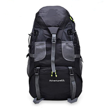 Load image into Gallery viewer, 50L Hiking Backpack Black
