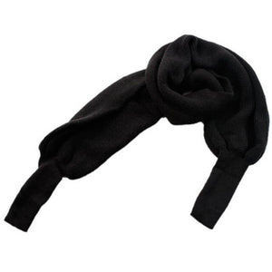 black 2-Way Knit Cardigan