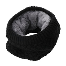 Load image into Gallery viewer, Knit Neck Warmer  Black
