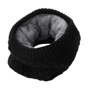 Knit Neck Warmer  Black