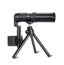 Load image into Gallery viewer, Mini Telescope 300X on tripod with phone clip
