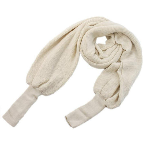 white 2-Way Knit Cardigan