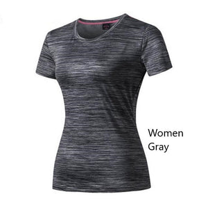 Athletic Moisture Wicking Shirt  Women Gray