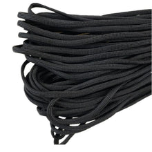 Load image into Gallery viewer, BLACK 100 ft Strong7-Strand Camping Rope Minimum Breaking Strength 550lb
