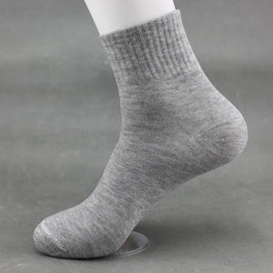 Men's Solid Color Sock gray