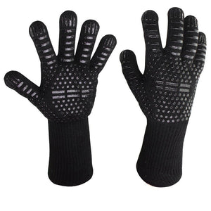 Heat Resistant BBQ Gloves Black