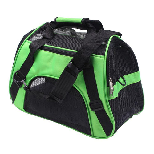 Pet Carrier Soft-Sided Bag Green