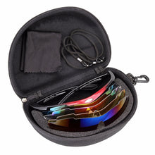 Load image into Gallery viewer, Polarized Sunglasses With 5 Interchangeable Lenses, Case, Rope, Cloth
