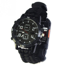 Load image into Gallery viewer, 6 in 1 Outdoor Watch Black Band
