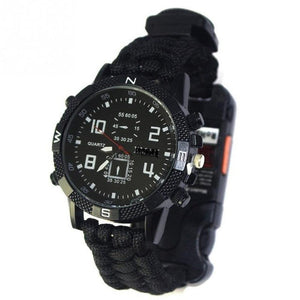 6 in 1 Outdoor Watch Black Band