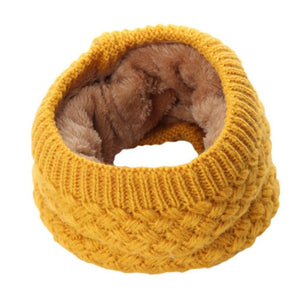 Knit Neck Warmer  yellow