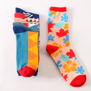 womens colorful crew socks 