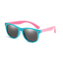 Load image into Gallery viewer, kids polarized sunglasses blue and pink
