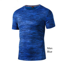 Load image into Gallery viewer, Athletic Moisture Wicking Shirt Men Blue
