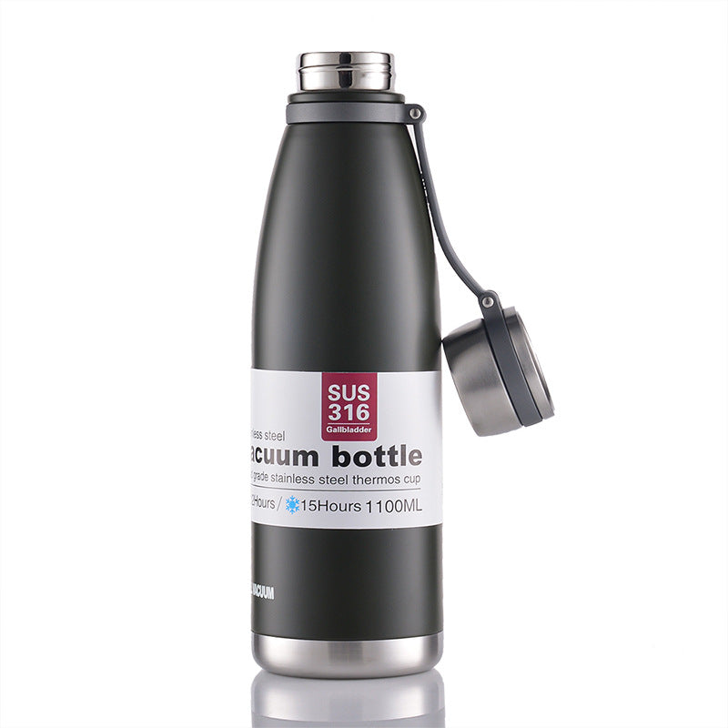 Insulated Stainless Steel Bottle Navy Blue