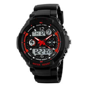 Mens Sports Watch Red